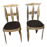 Pair of barbarian chairs