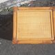 Pair of rattan bedside table