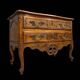 Provençal jumping commode Arlésienne from the Louis XV period in walnut from the 17th century.