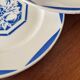 Set of 6 flat plates KG Lunéville Fructidor model – earthenware frui
