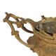 Rococo-style gold-colored jardinière/flower planter, early 20th century.