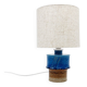 Lampe de table en grès bleu par Inger Persson pour Rörstrand, Suède, années