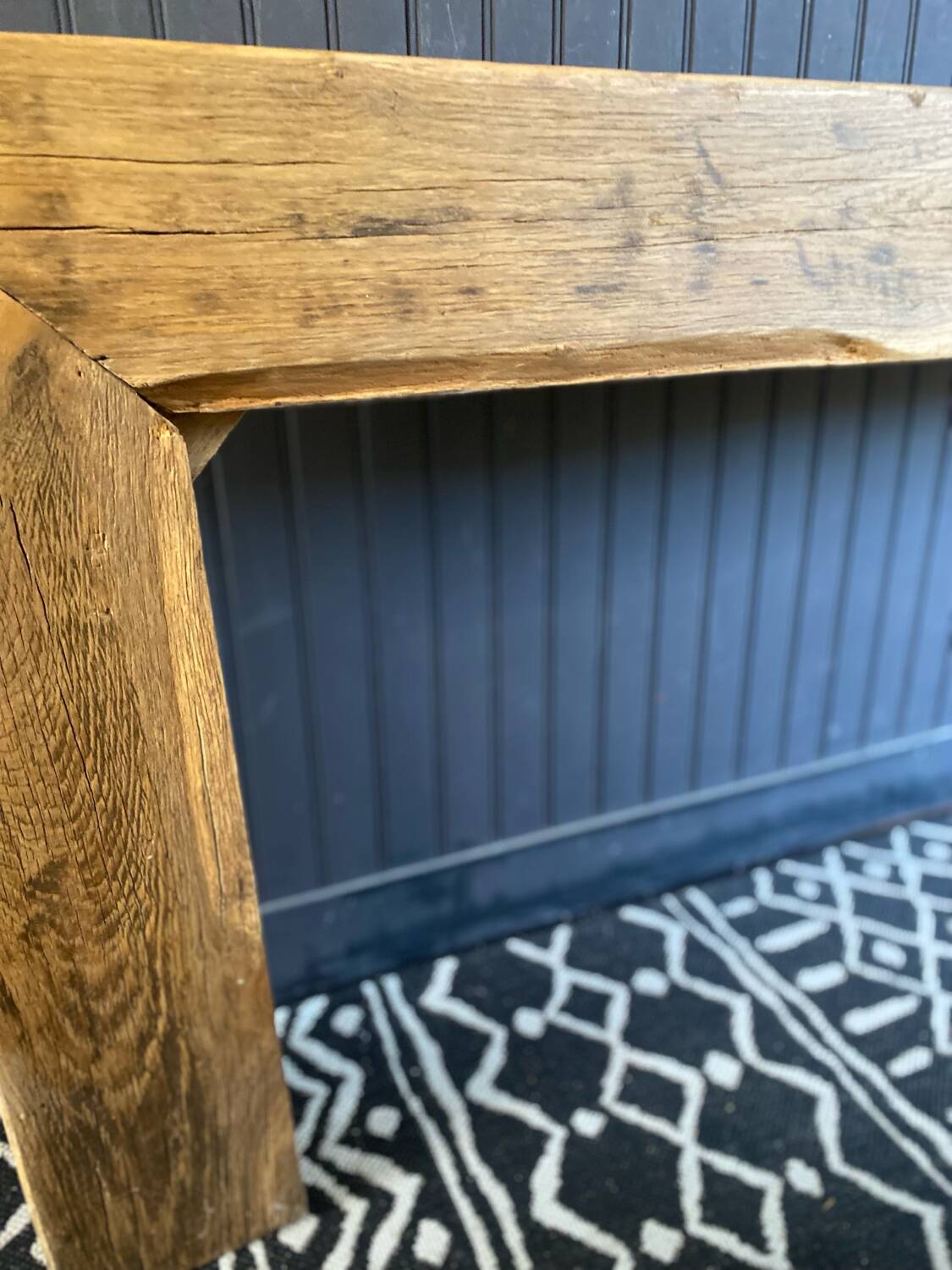 Console chêne massif