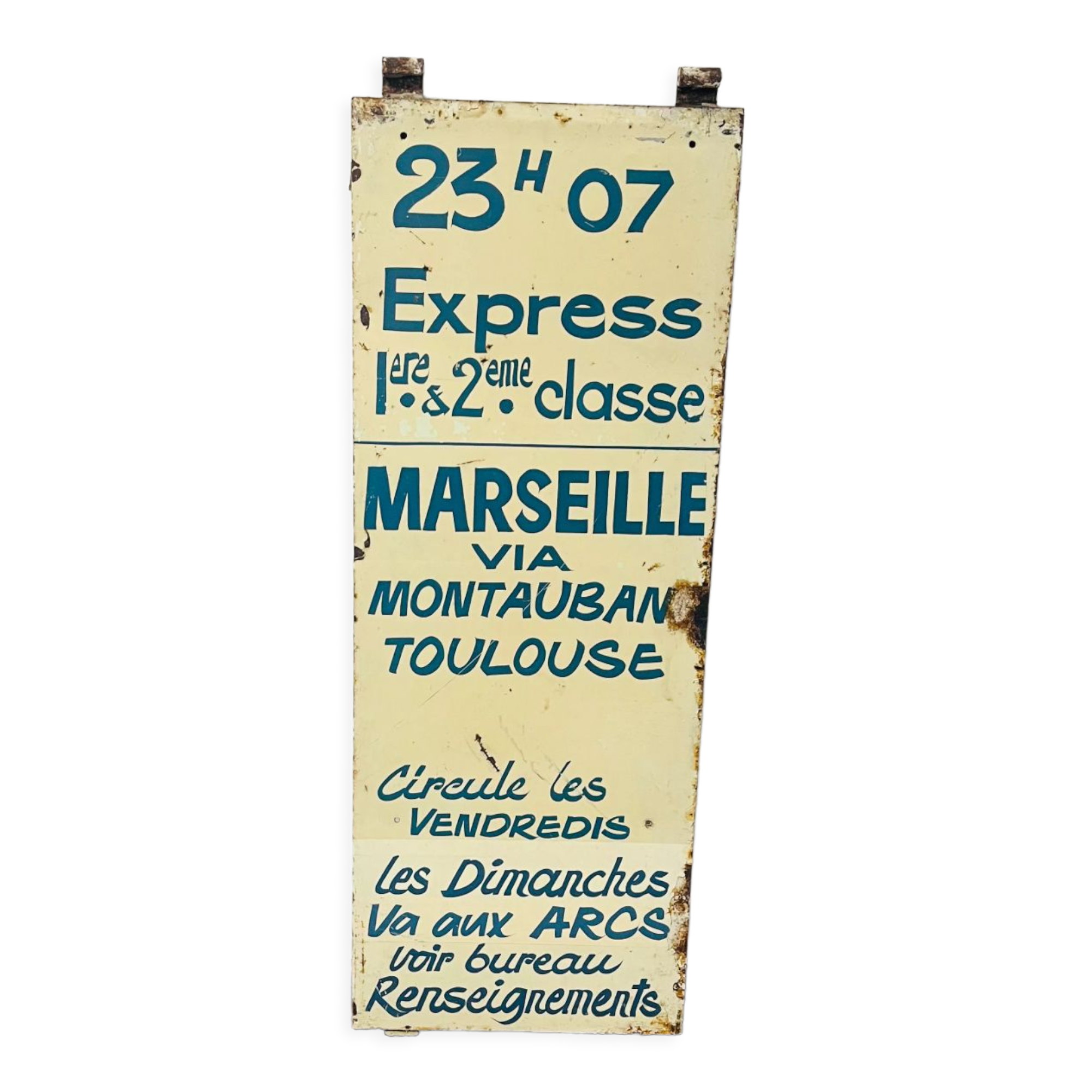 Sncf station plaque – marseille