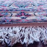 Pakistani wool and silk handmade rug 190x120cm