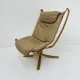 Falcon leather lounge chair by Sigurd Ressel for Vatne Møbler, 1970s
