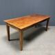 Rustic french farmhouse dining table made of oak and elm