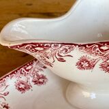 Saucière Saint Amandinoise décor Les Oeuillets