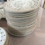 Table service 54 pieces limoges porcelain