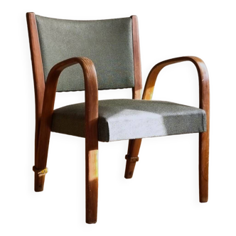 Fauteuil Bow Woods par Wilhem Von Bode pour Steiner