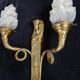 rare applique 1st Empire solid bronze Egyptian sphinx