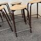 Set de 7 tabourets industriels
