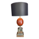 Dolphin Table Lamp Egg Maison Charles vintage 1970s