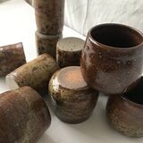 10 cups vintage sandstone