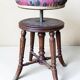 Tabouret de piano Napoléon III, XIXème