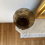 Smoked glass vase Verextrafort Belgium