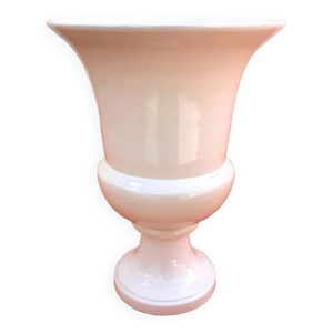 Vase sur piédouche en - blanche