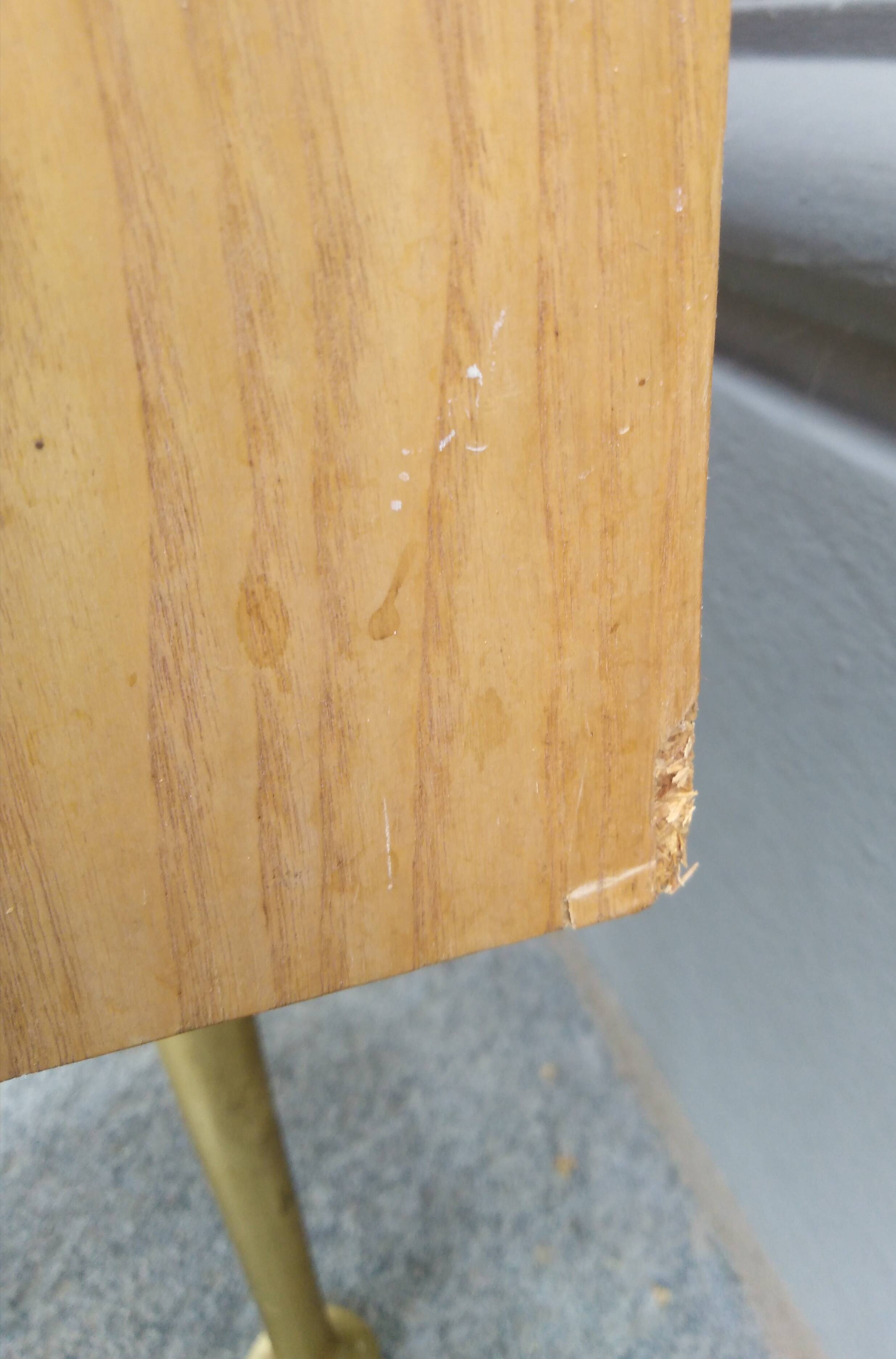 Mid Century cabinet with brass legs