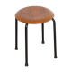 Vintage stool in teak and metal 1960