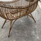 Vintage rattan cradle