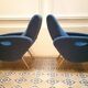 1/2 rare club chairs lounge chair François Letourneur for Maurice Mourra 1955