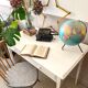 Vintage wooden console desk