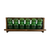 Vintage spice shelf