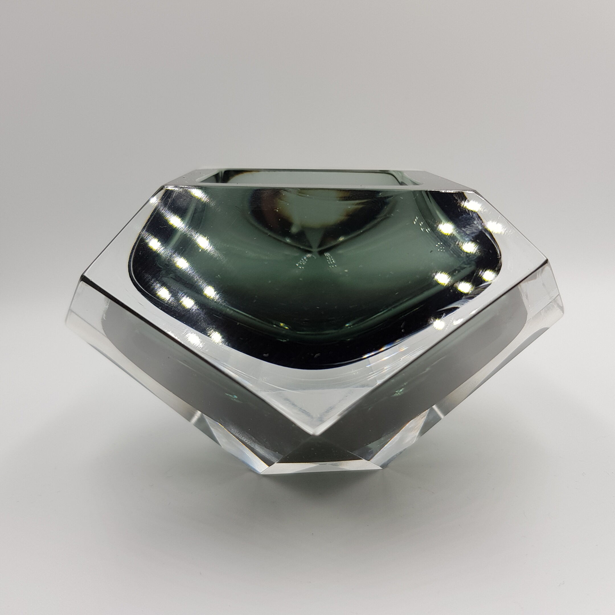 Ashtray vacuum Pocket Murano Sommerso Flavio Poli