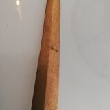 Sword-shaped letter opener paper cutter with turned wooden handle