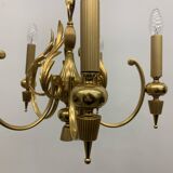 Lustre doré de Gaetano Sciolari, années 1960
