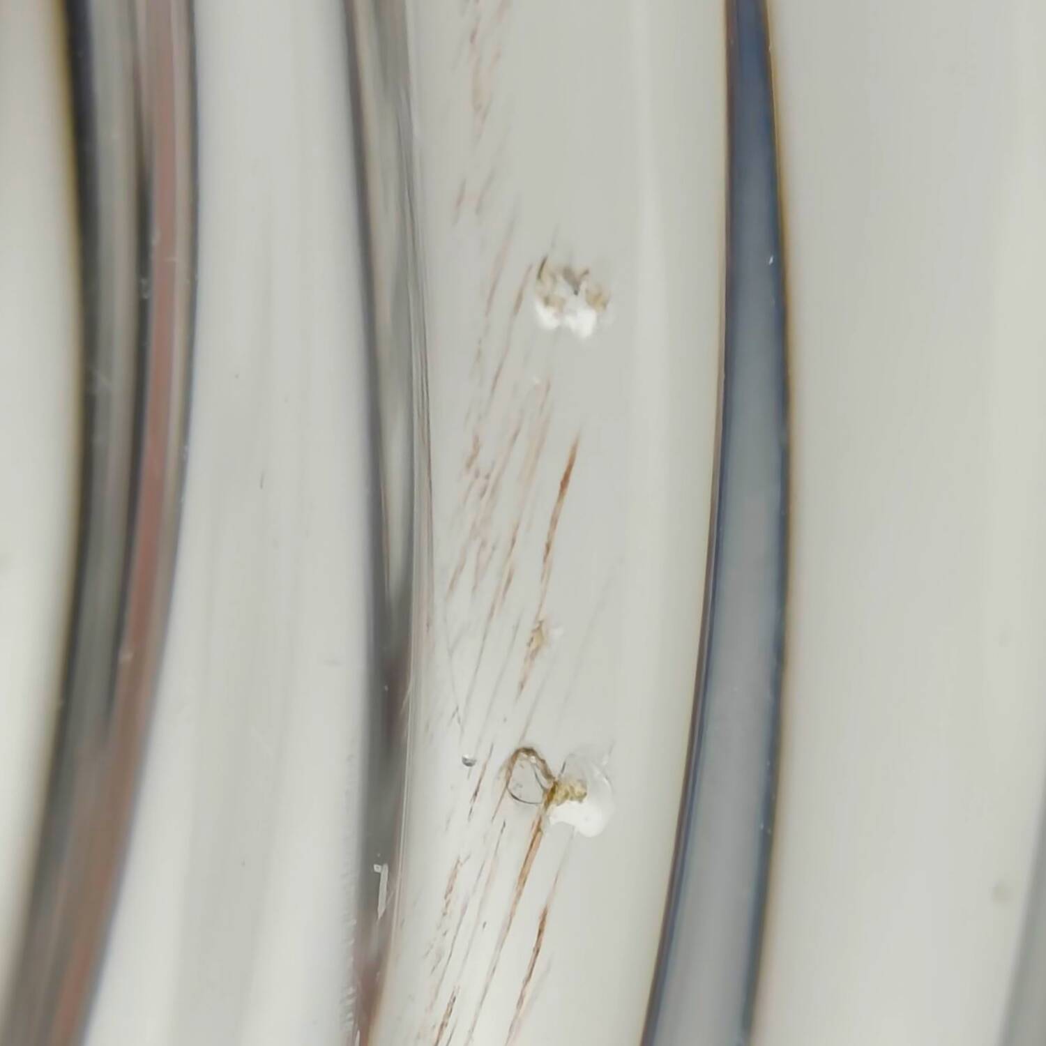 Vintage 1950s Art Deco Style Glass Candelabra - Sculptural Design