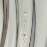 Vintage 1950s Art Deco Style Glass Candelabra - Sculptural Design