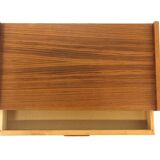 Wall-mounted teak shelf, Sweden, 1960