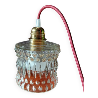 Bubble glass portable lamp