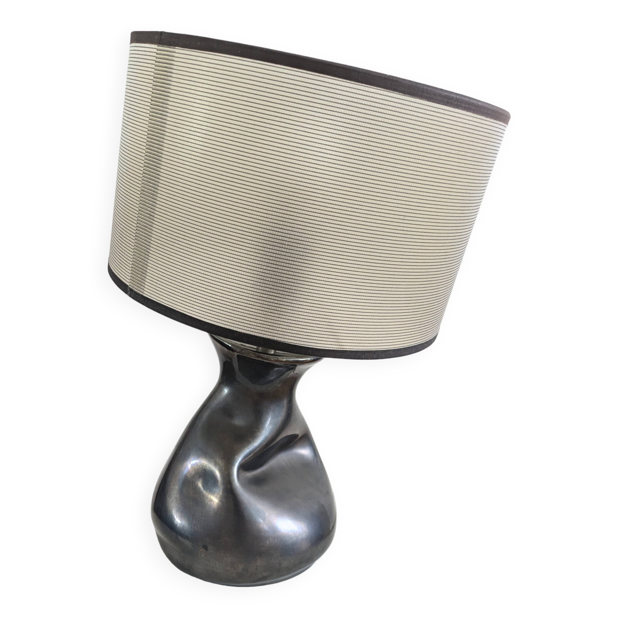 Vintage free form ceramic lamp