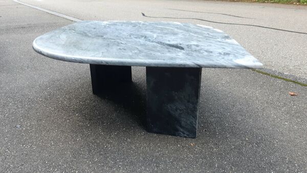 Table basse marbre années 70