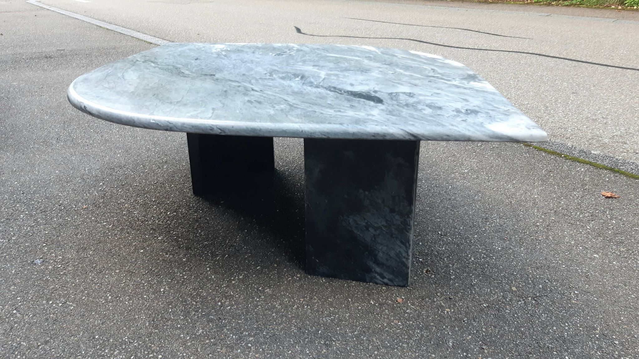 70s marble coffee table