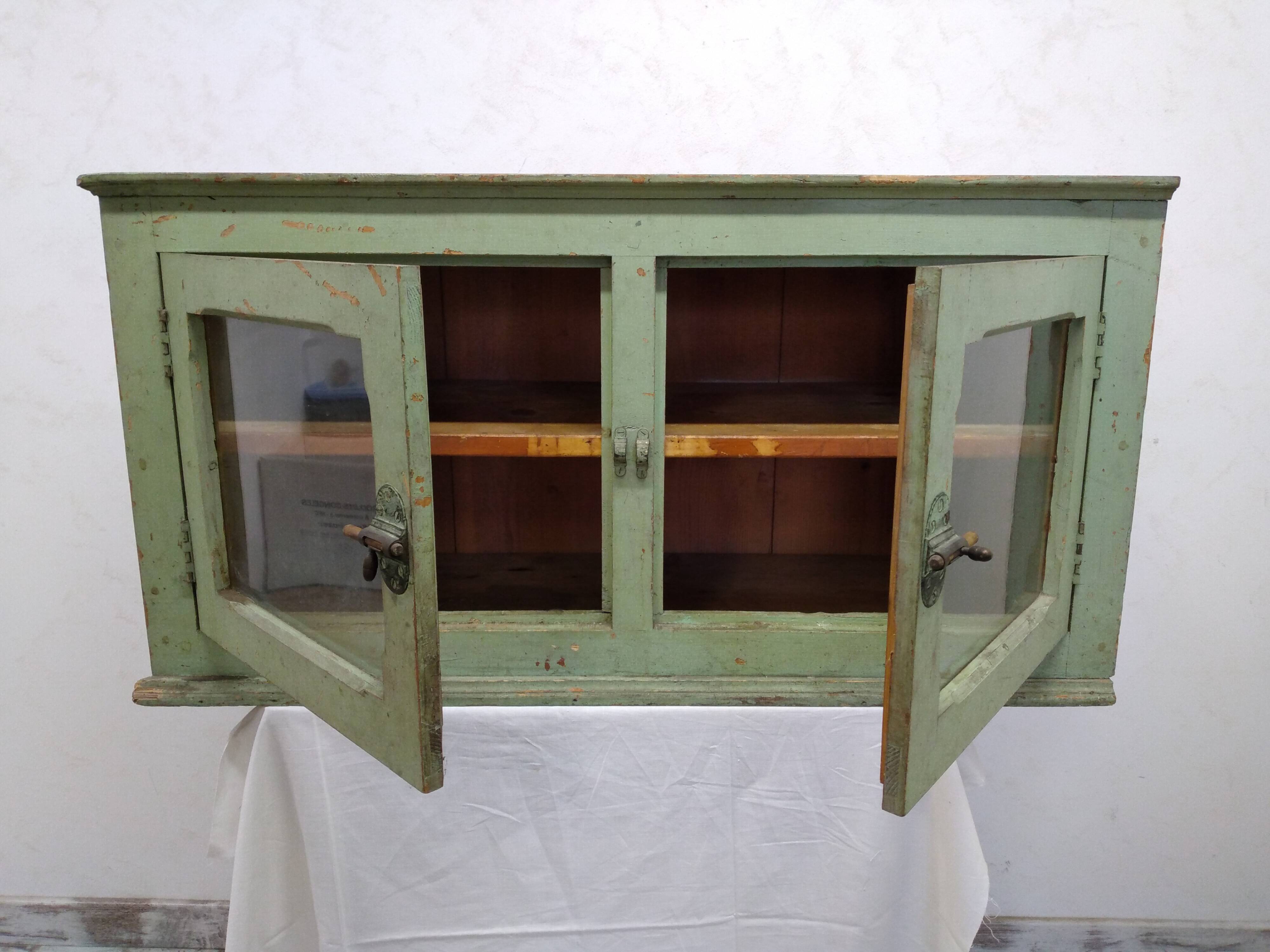 Antique glazed furniture / showcase