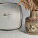 Scandinavian Modern Plate and Vase, ceramic, "Baca", Fajance, by Nils Thorsson f