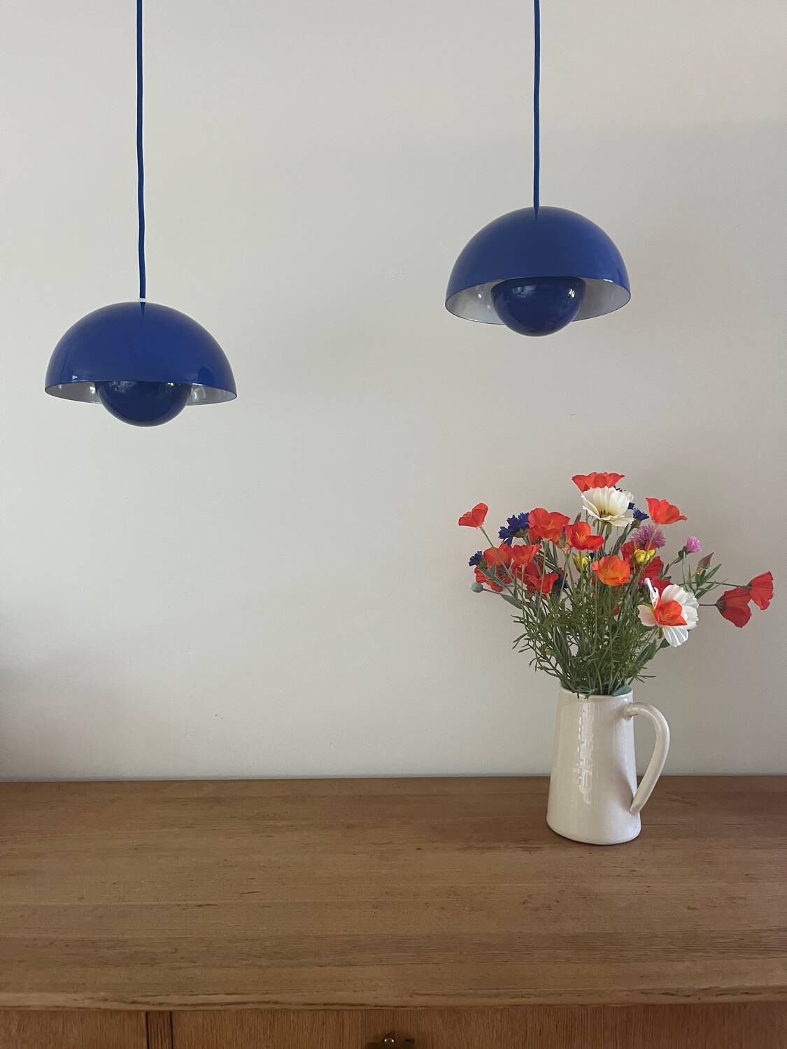 2x Vintage Verner Panton Flowerpot lamp - Louis Poulsen