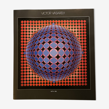 Affiche victor vasarely - nutt-a, 1983