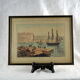 Lithograph seen from Weymouth Harbour - William Daniell - 19th century