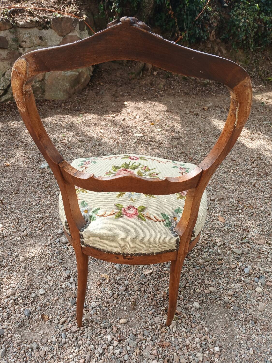Antique upholstered chair