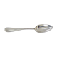 Silver metal serving spoon