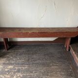 Shaker farm bench mid-19th century popular art Hudson Valley USA