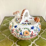 Gargoulette jug ceramic flower spade