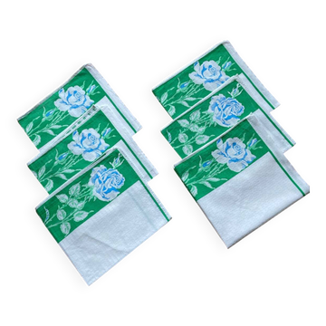 Vintage pink and blue napkins