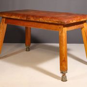 Gym bench vintage wood 1950s Czechoslovakia