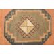 Vintage Turkish Oushak Handmade Wool Cotton Orange Runner 101x295