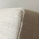 Scandinavian armchair in wood, Pierre Frey fabric, refurbished, Denmark 1950.
